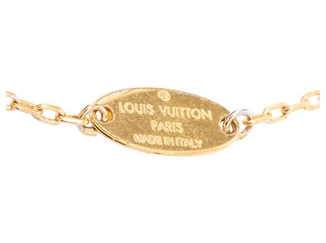 Collana con pendente Louis Vuitton Gold Gold Plated LV Fall In Love D'oro - vista 4