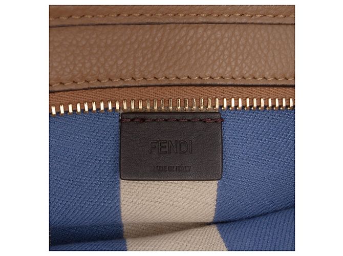 Bolsa Fendi Blue Mini Zucca Jacquard Roll Satchel Azul - vista 5