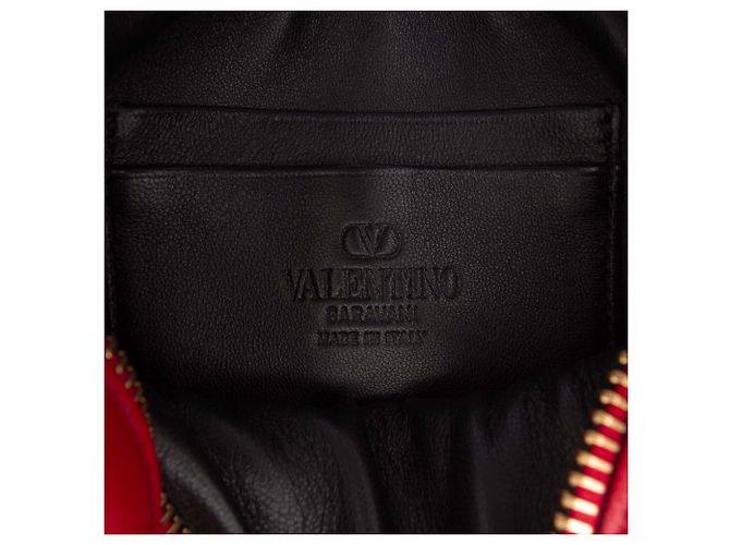 Borsa a tracolla Valentino Red Bicolor Nappa Vlogo Viva Superstar Camera Chain Bag Rosso - vista 5