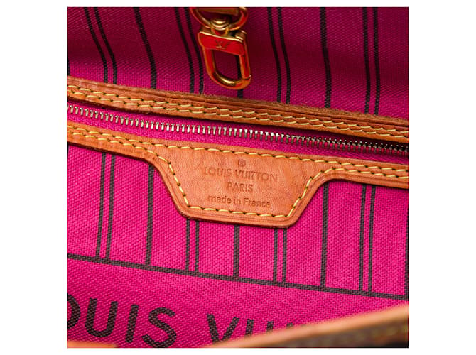 Louis Vuitton Marrone Monogram Neverfull MM - vista 5