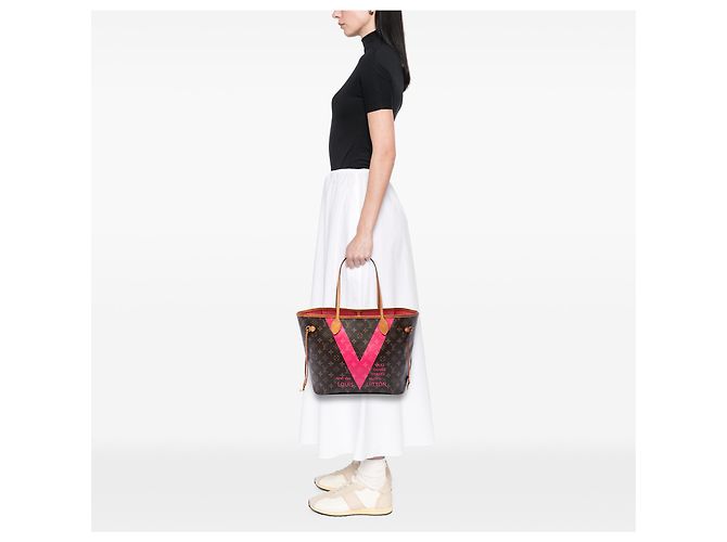 Louis Vuitton Marrón Edición Limitada Monogram Grenade V Neverfull MM Castaño - vista 6