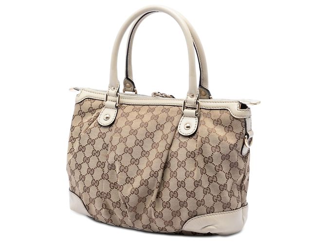 Borsa Sukey in tela GG beige Gucci - vista 2