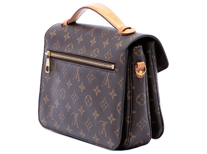 Louis Vuitton Marrone Monogram Pochette Metis - vista 2