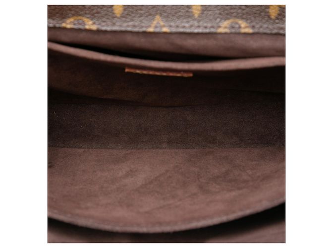 Louis Vuitton Marrone Monogram Pochette Metis - vista 4