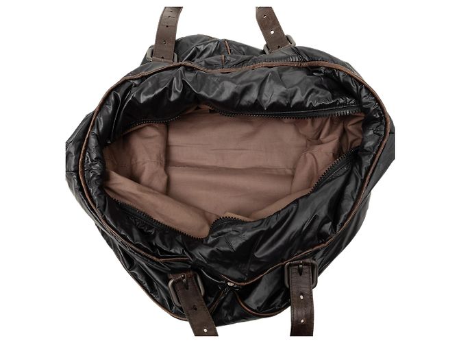 Tote Spinnaker in nylon nero Bottega Veneta - vista 4