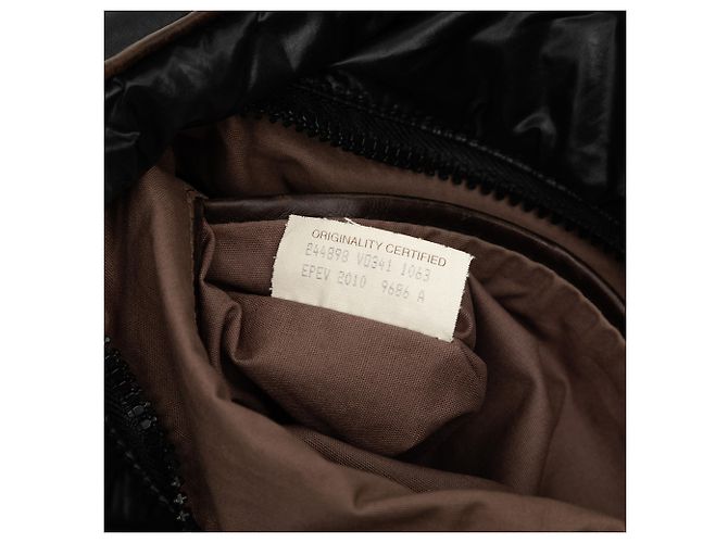 Tote Spinnaker in nylon nero Bottega Veneta - vista 6