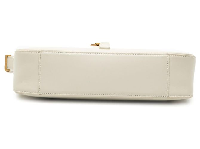 Saint Laurent Le 5 a 7 in pelle di vitello liscia bianca Bianco - vista 3