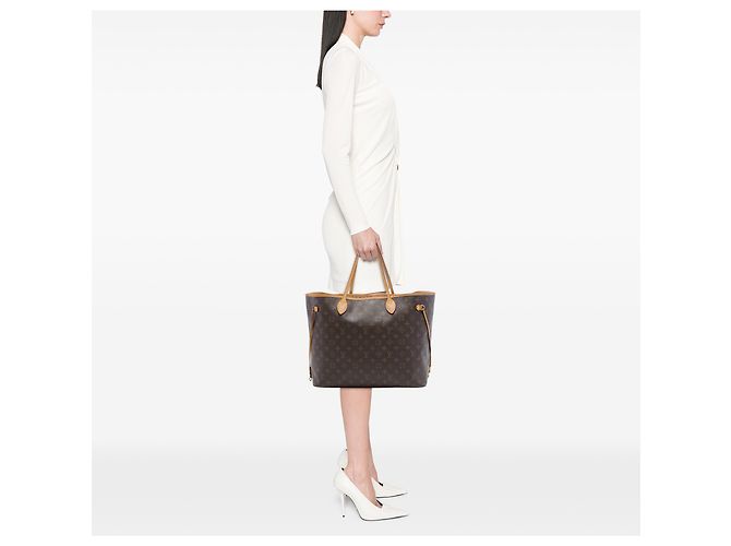 Louis Vuitton Braun Monogram Neverfull GM - Ansicht 6