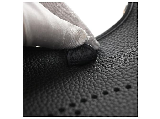Hermès Black Clemence Evelyne I 16 Amazone Nero - vista 6