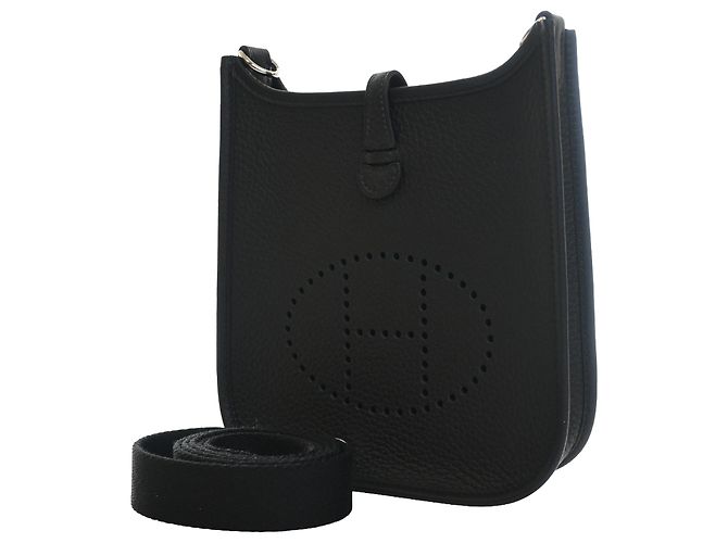 Hermès Black Clemence Evelyne I 16 Amazone Nero - vista 7