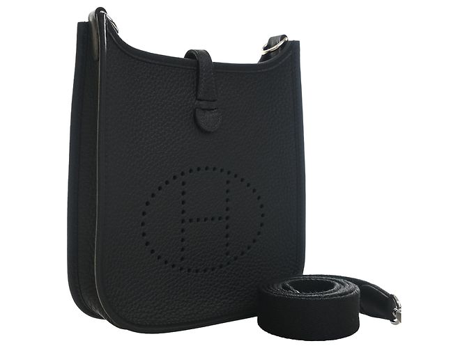 Hermès Black Clemence Evelyne I 16 Amazone Nero - vista 8