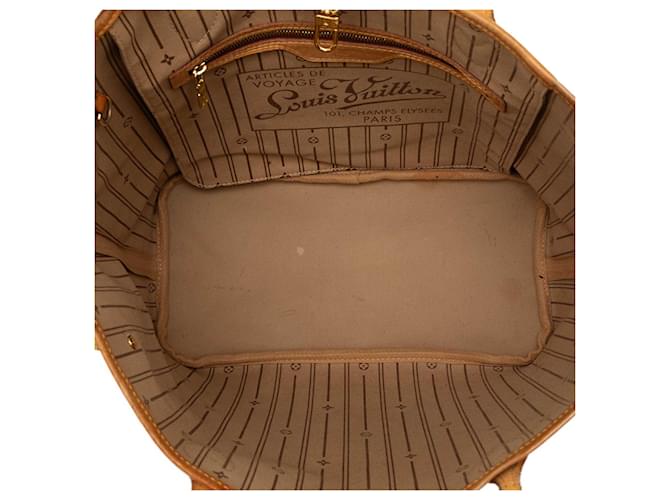Louis Vuitton Marrone Monogram Neverfull MM - vista 4