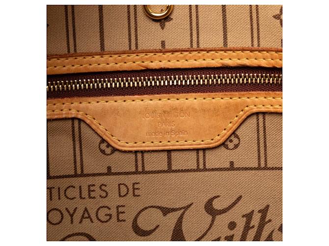 Louis Vuitton Marrone Monogram Neverfull MM - vista 5