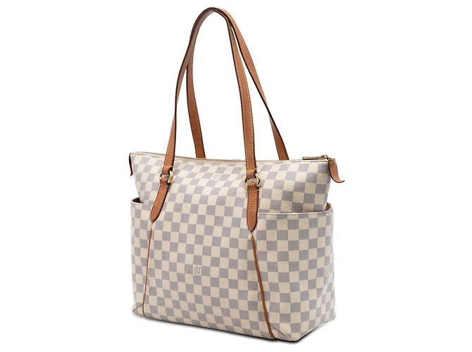 Louis Vuitton White Damier Azur Totally MM Weiß - Ansicht 2