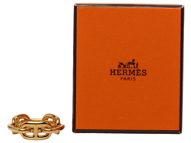 Hermès Gold Vergoldeter Regate Schalsring Golden - Ansicht 5