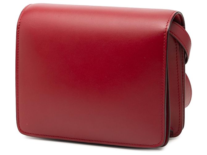 Céline Celine Red Small Calfskin Classic Box Rosso - vista 2