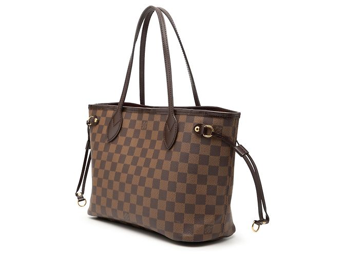Louis Vuitton Marrone Damier Ebene Neverfull PM - vista 2