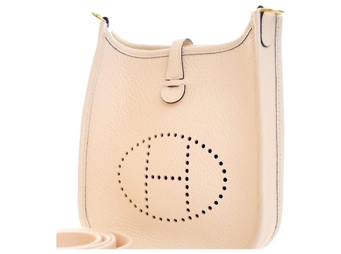 Hermès White Clemence Evelyne 16 Amazone Blanc Écru - vue 5
