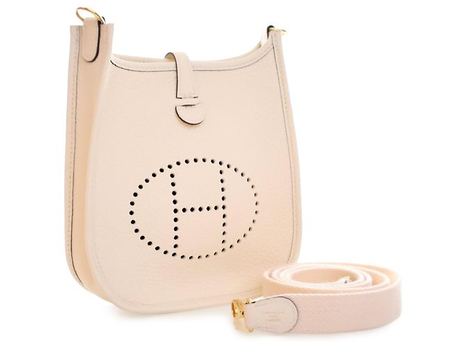 Hermès White Clemence Evelyne 16 Amazone Blanc Écru - vue 6