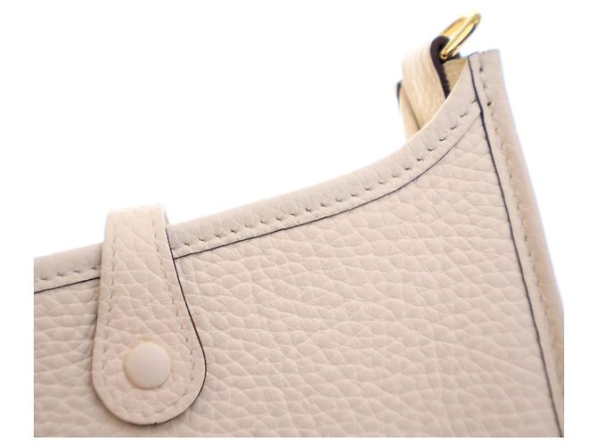 Hermès White Clemence Evelyne 16 Amazone Blanc Écru - vue 8