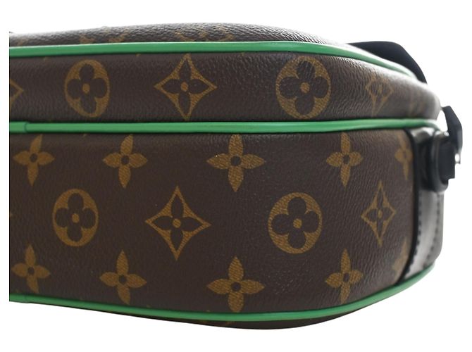 Sac Messenger Louis Vuitton Marron Monogram Macassar S Lock - vue 10