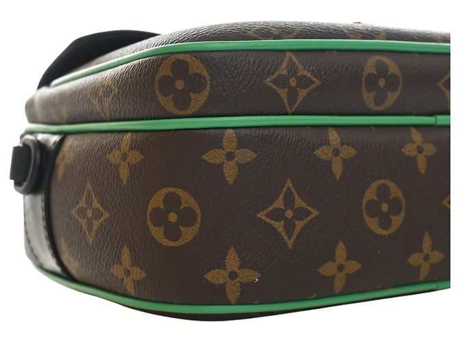 Sac Messenger Louis Vuitton Marron Monogram Macassar S Lock - vue 9
