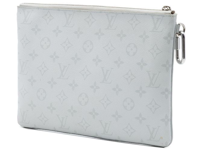 Pochette GM Louis Vuitton White Monogram Logo Story Branco - vista 2
