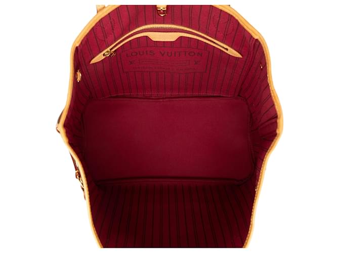 Louis Vuitton Marrone Monogram Neverfull MM - vista 4