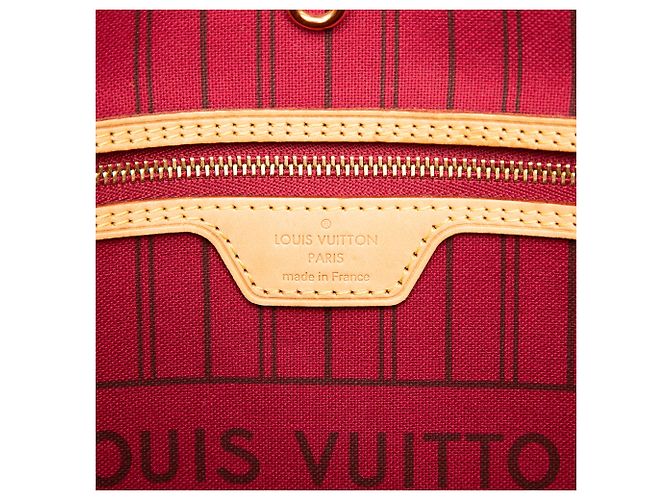 Louis Vuitton Marrone Monogram Neverfull MM - vista 5