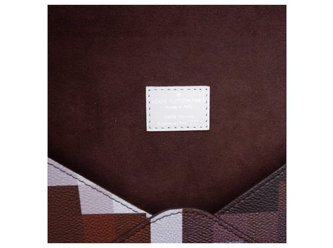 Louis Vuitton Marrone Damier Cowmooflage Mark Folder Marrone scuro - vista 5