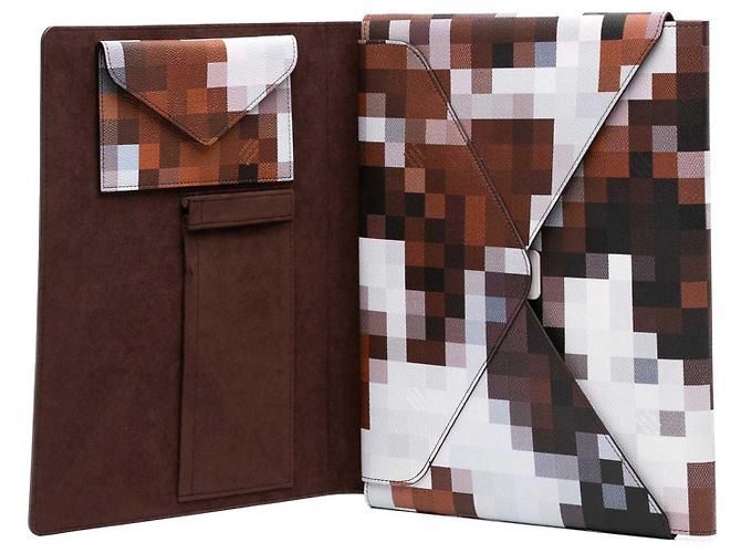Louis Vuitton Marrone Damier Cowmooflage Mark Folder Marrone scuro - vista 7
