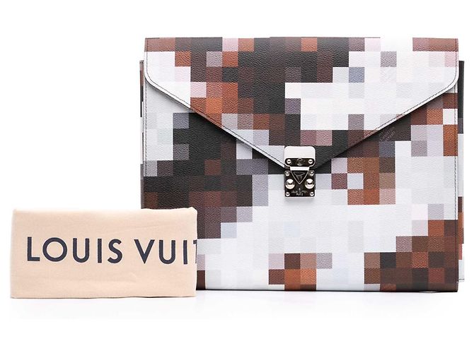 Louis Vuitton Marrone Damier Cowmooflage Mark Folder Marrone scuro - vista 8