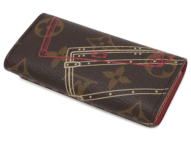 Llavero de 4 llaves Louis Vuitton Marrón Monogram Trunk Castaño - vista 2