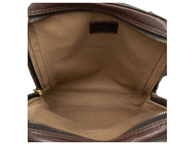 Louis Vuitton Marrone Utah Iroquois Marrone scuro - vista 4