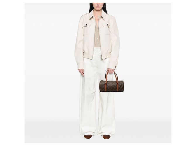 Louis Vuitton Marrone Monogram Papillon 30 - vista 7