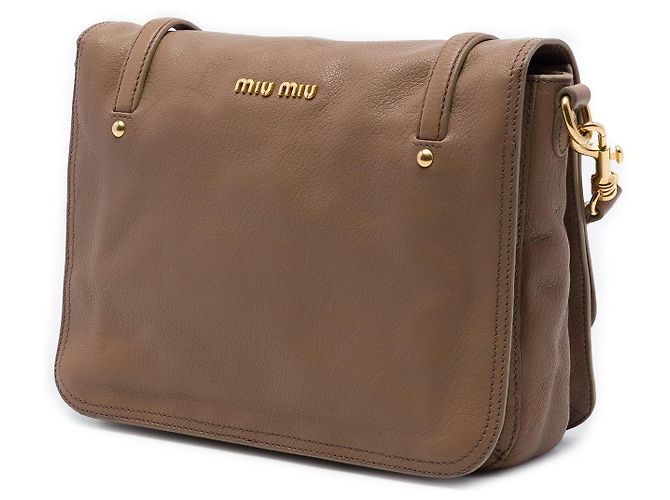 Miu Miu Borsa a tracolla East West in pelle di cervo Cervo marrone - vista 2