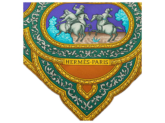 Hermès Seidentuch Blue Qalamdan Blau - Ansicht 2