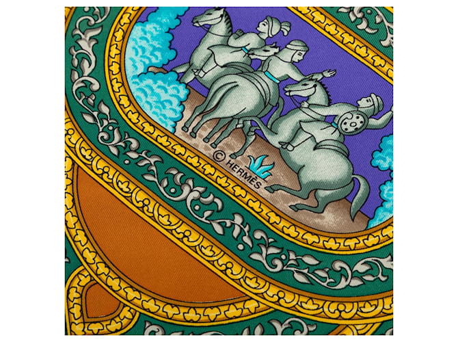 Hermès Seidentuch Blue Qalamdan Blau - Ansicht 3