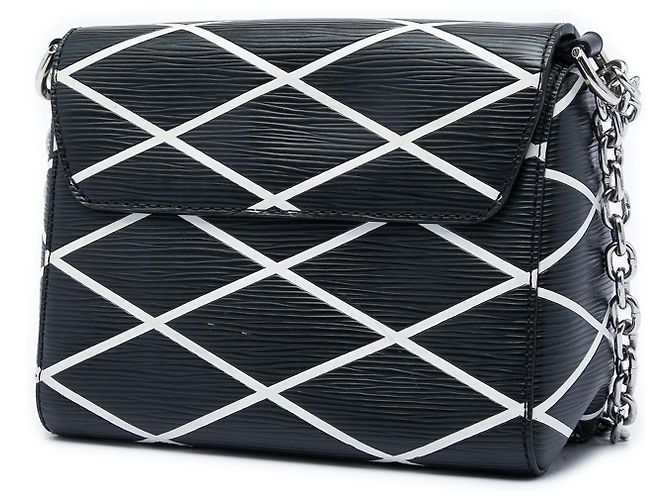 Louis Vuitton Black Epi Malletage Twist Nero - vista 2