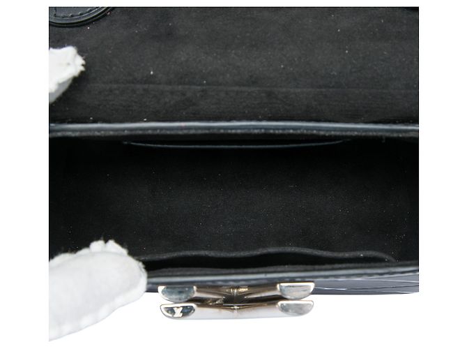 Louis Vuitton Black Epi Malletage Twist Nero - vista 4