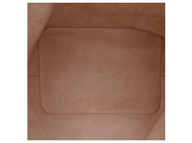 ALAÏA Tote Le Cabas in nubuck marrone - vista 4
