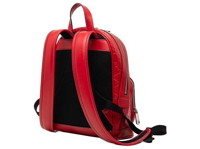 Zaino Gucci Rosso Guccissima - vista 2