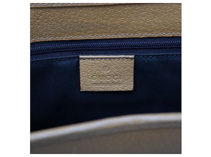 Borsa Jackie in pelle di vitello marrone Gucci Caramello - vista 5