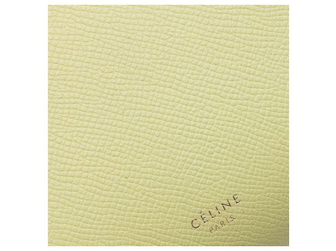 Belt Bag Céline Borsa cintura Celine in pelle di vitello microgranulata gialla Giallo - vista 5