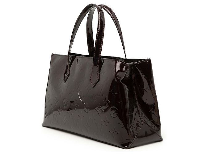 Louis Vuitton Purple Monogram Vernis Wilshire PM Porpora - vista 2
