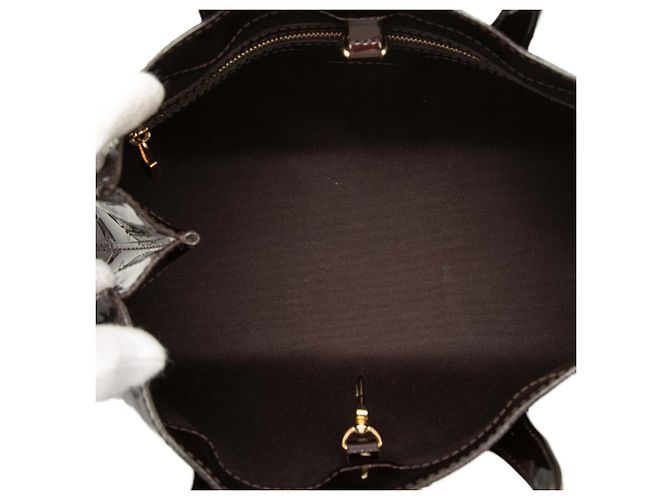 Louis Vuitton Purple Monogram Vernis Wilshire PM Porpora - vista 4