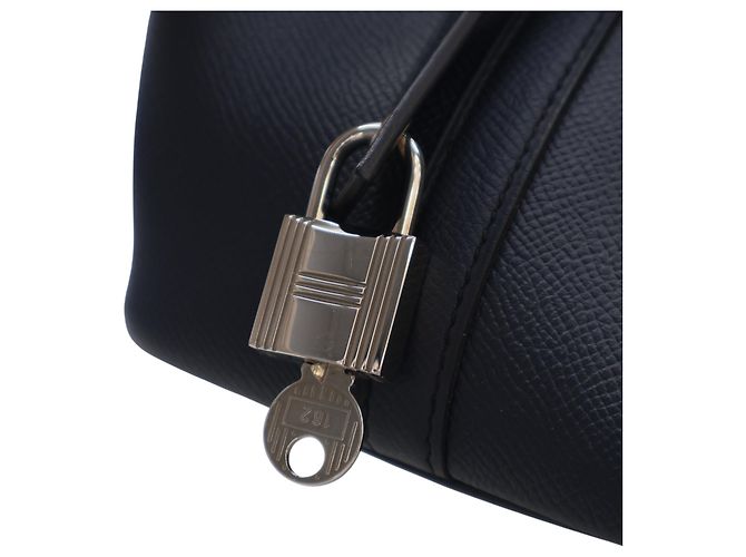 Hermès Blue Epsom Tressage Picotin Lock 18 Blu navy - vista 7