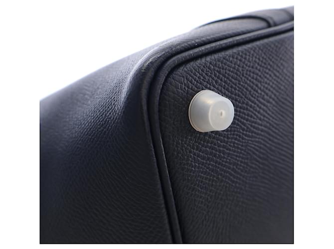 Hermès Blue Epsom Tressage Picotin Lock 18 Blu navy - vista 8