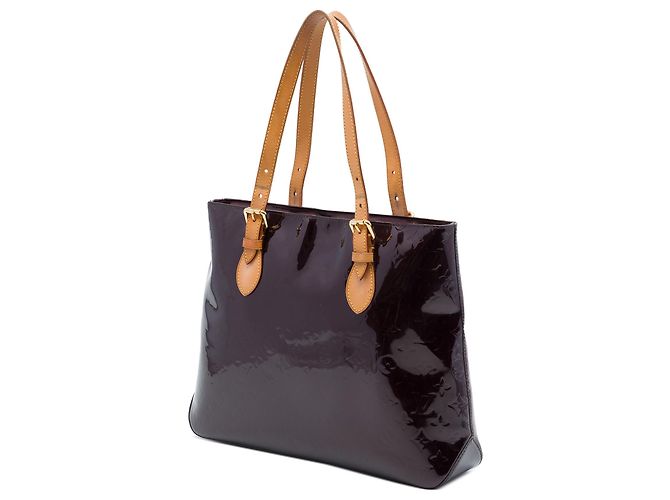 Louis Vuitton Purple Monogram Vernis Brentwood Porpora - vista 2