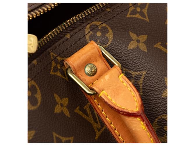 Louis Vuitton Marrone Monogram Keepall 45 - vista 7
